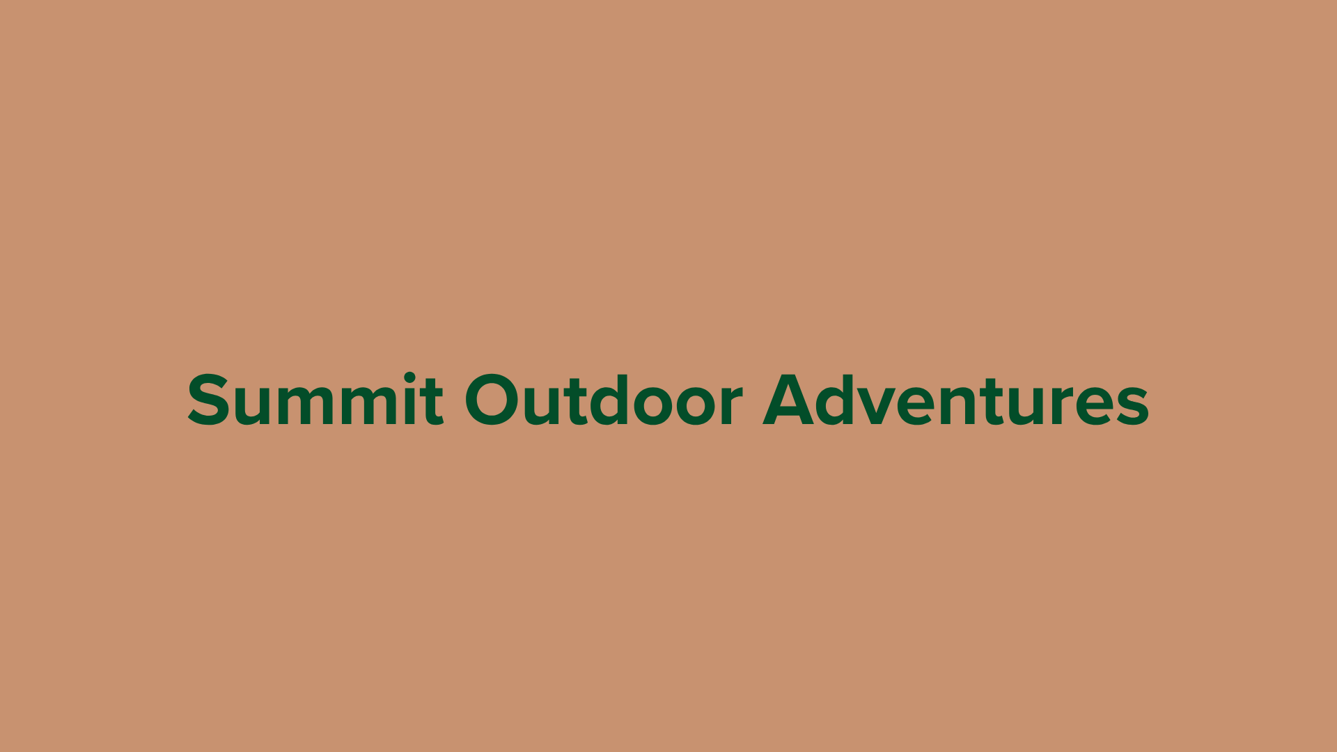 page 1 of Summit Outdoor Adventures